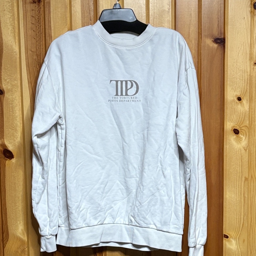 Taylor swift the tortured poets department L sweatshirt